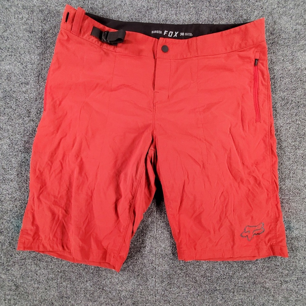 Fox Racing Ranger Shorts Mens 38 Rust Red 28885 Performance MTB With Liner